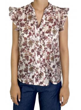 Blusa fantasia con volant